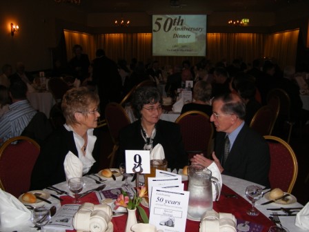 A special 50th Anniversary Dinner was held in the Magherabuoy House Hotel (Portrush) on Friday 9th February 2007. Many past members and friends joined with the congregation at this special event.